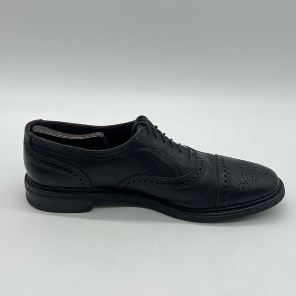 Allen Edmonds Strandmok Men 13 B Black Leather Oxford Wingtips Dress Shoes. main image 6